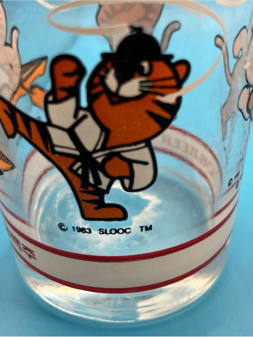 1983 Korean OB Beer Seoul Olympic Mascot Glasses 3